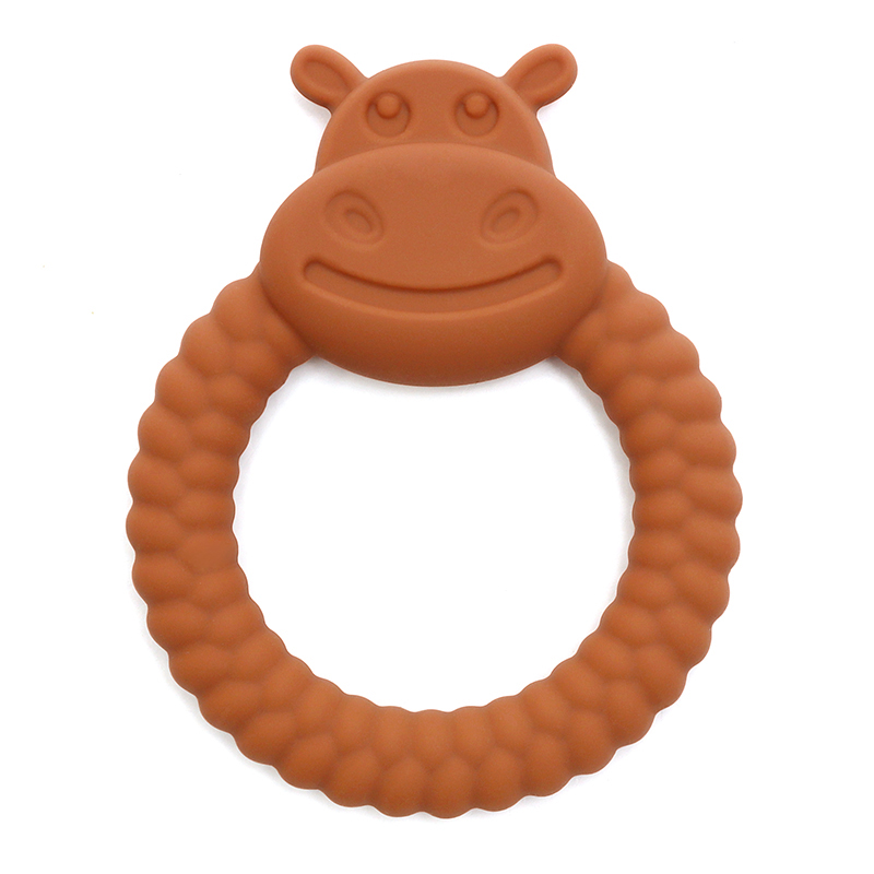 Бебешка силиконова гризалка Хипо - Брик