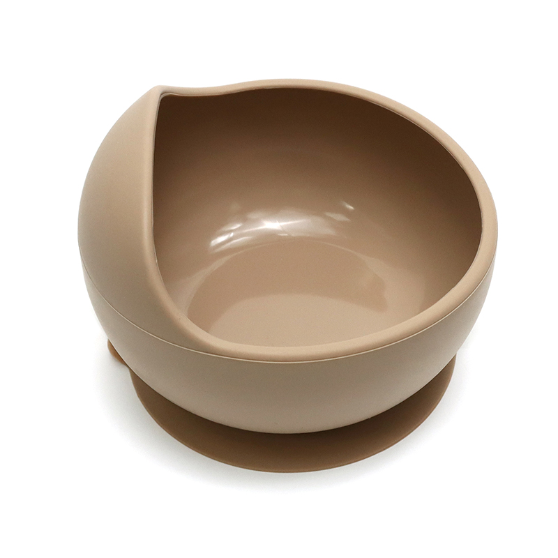 Бебешка силиконова купа - Полско сив