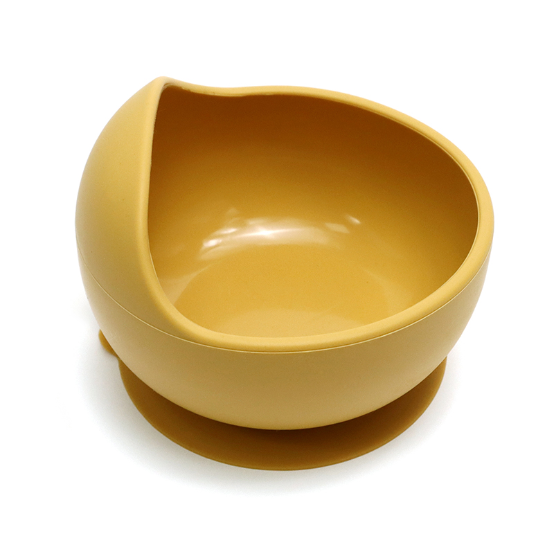 Бебешка силиконова купа - Горчица