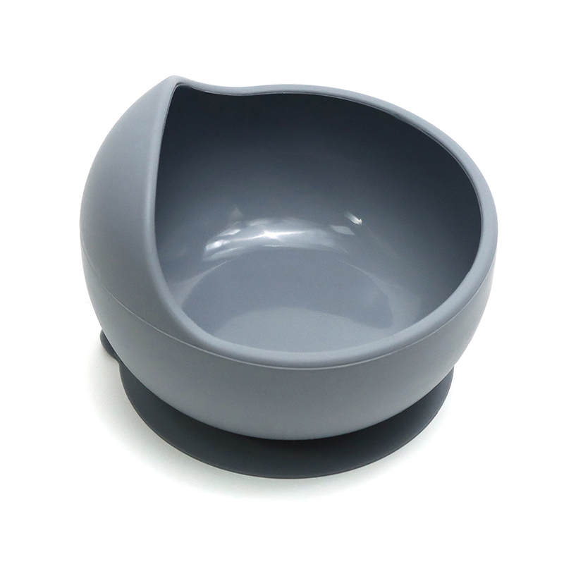 Бебешка силиконова купа - Сив